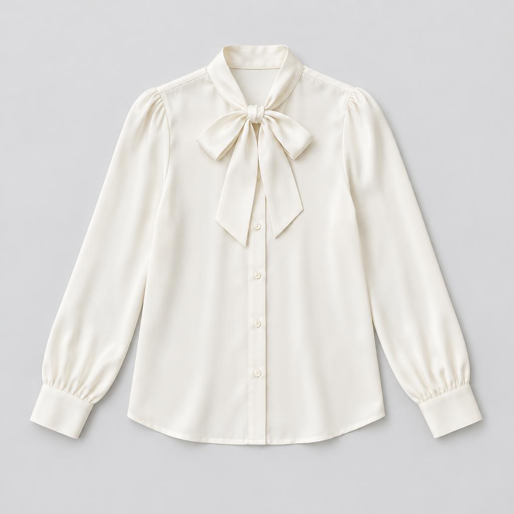 Blusa de Seda Off-White