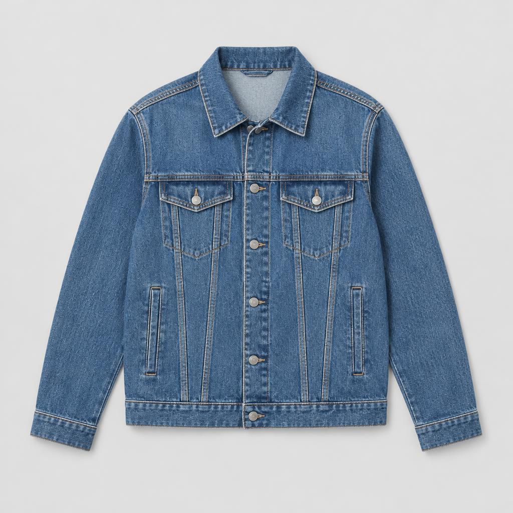Jaqueta Jeans Azul